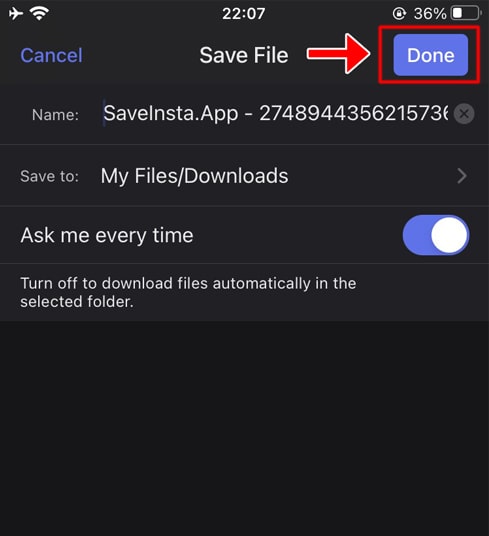 SaveFree on iPhone